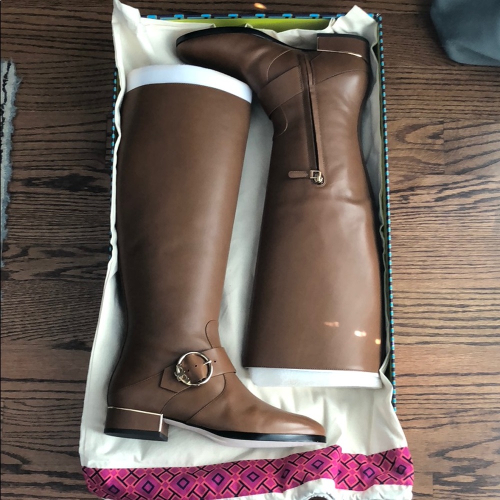 NIB Tory Burch Sofia Riding Boot (Wide)
